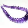 Natural Deep Grape Purple Amethyst Faceted Roundel Beads Strand Length is 8 Inches & Sizes 6mm to 16mm approx.Pronounced AM-eth-ist, this lovely stone comes in two color variations of Purple and Pink. This gemstones belongs to quartz family. All strands are best quality and hand picked. 